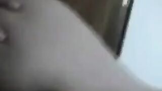 Negro man fucked her ass and made a homemade sex video with her