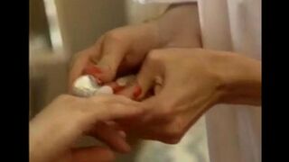 Cute girls in threesome sex with ass fisting action