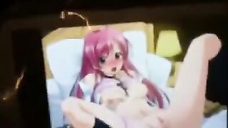 Hentai was very fond of jerking off and he did it a lot