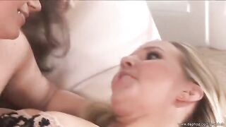 Old and young lesbian sex with pussy licking action