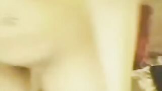 An Asian beauty got horny and caressed herself in front of the webcam