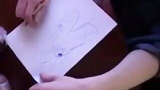Instead of lessons, the guy fucked his mother in stockings