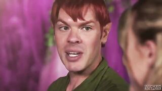 Peter Pan fucked two mermaid sluts in a hot FFM threesome sex