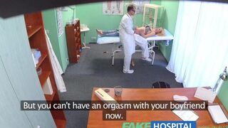 Hidden camera in gynecologist's office, taboo examination