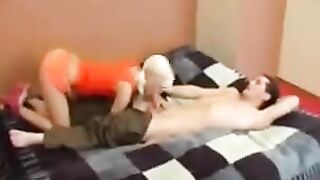 The sister could not resist her brother's advances