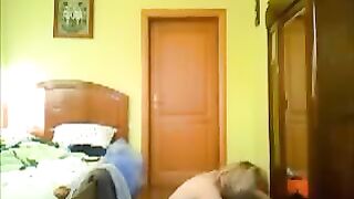 A hot chick is getting fucked while being watched