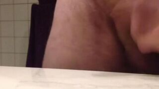 Fingered pussy with a hot cumshot on the table