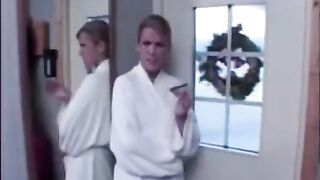 The husband tied his wife and had sex with a heifer