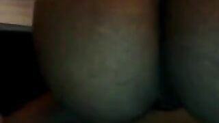 She wanted to show her big ass to all the guys in the chat