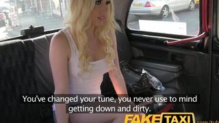 The blonde had to pay for the trip in a special way