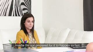 Young lesbian with Tracy Lindsay has casting with a female agent