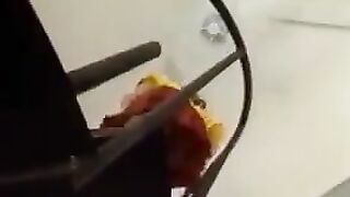 A guy fucked a hairy girl in pantyhose