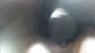 The black girl was very excited and the crotch flew off