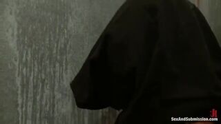 The girl swallows a cock as if it’s her job