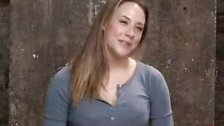 The pretty woman fucked in a chair and humiliated her boyfriend in BDSM