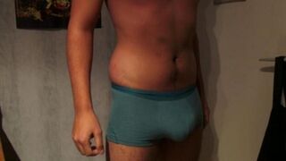 A man experiences a wet underwear due to excessive arousal