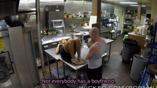 A chick worked hard and really wanted to relax and have sex