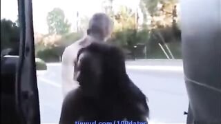 Nice cumshot on beautiful natural girlfriends' tits
