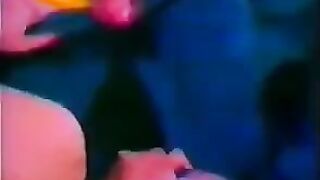 Retro porn with a hot Italian threesome scene