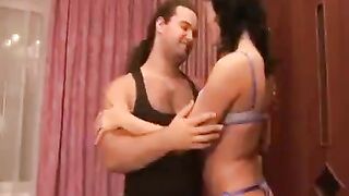 Girl was gymnast, she had to pay for her housing so she was intimate in unusual poses