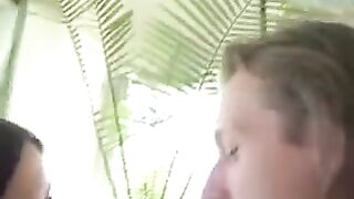 A camera was secretly filming a girl's shaved pussy