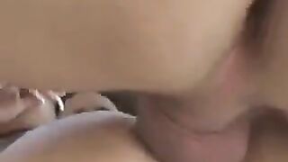 A camera was secretly filming a girl's shaved pussy