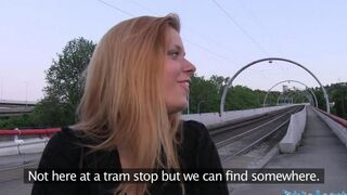 A blonde in the bushes was fucked on Karachi by a passionate guy