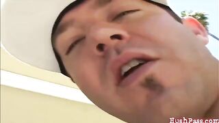 A girl sells her ass for money in a stunning HD scene