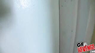 Sex in the bathroom is always a pleasant quickie