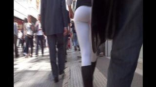 The camera followed the juicy ass of the sexy Argentine, a steamy scene