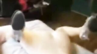 Girl was carried in the back seat, she did not expect such passion