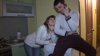 A wife fucks in front of her husband with her lover