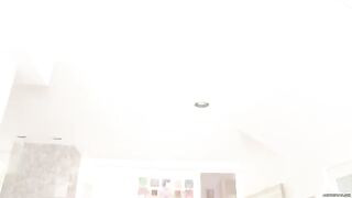 She gets fucked in oil and cum on her back