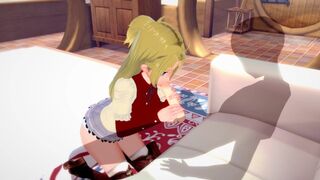 Jobless Reincarnation Mushoku Tensei - Eris Greyrat receives passionate 3D hentai creampie
