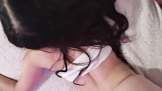 Guy screwed his step-sister and filled her cunt with cum