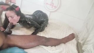 Halloween Succubus fucks and drains a big cock