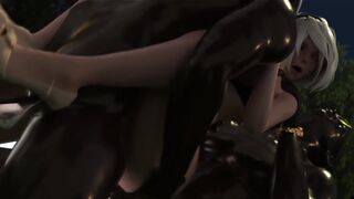 2B Night Park Double Penetration [Grand Cupido] (Nier Automata)