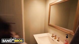 Riley Reid's sex with her boyfriend is spied on by Janet Mason