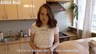 A young guy saw his stepsister posing nude for a camera