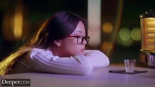 Petite Lulu Chu gets her pussy filled with BBC by Deeper