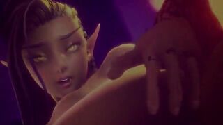 Hot Elaisha action in 4K at 60 frames per second