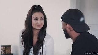 A fun schoolgirl in a steamy scene with Eliza Ibarra