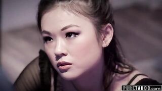 Lulu Chu gets fucked by her stepdad's best friend at his wake