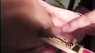 A sexy girl suffers from violence and big tits bondage