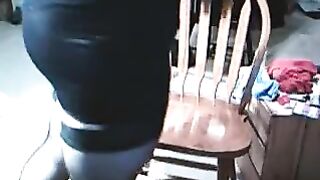 A guy got excited when he was dressed in women's clothes
