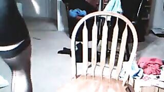 A guy got excited when he was dressed in women's clothes
