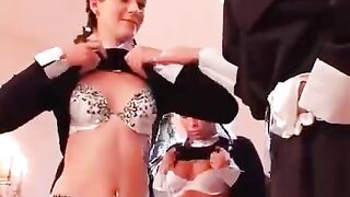 A nun forced three girls to have lesbian sex using toys