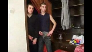 A hot grandmother is having fun with her grandson and his friends