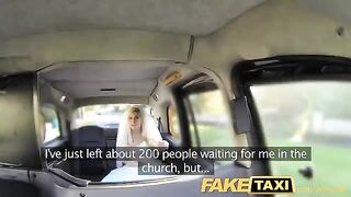 The bride got a wild ride with a taxi driver before the big day