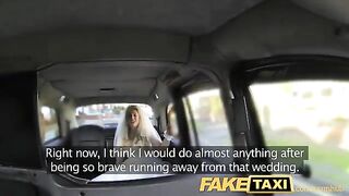 The bride got a wild ride with a taxi driver before the big day